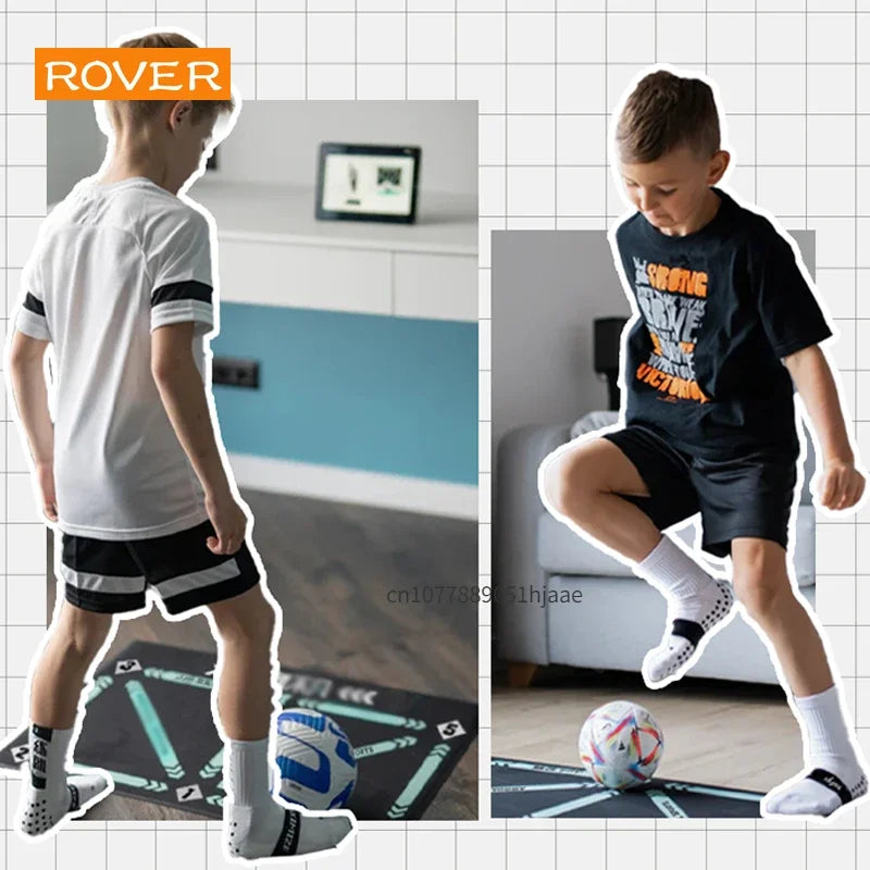 Football Training Mat Durable Non Slip Foldable Kids Adults Dribble Training Mat Football Training Indoor Ourdoor Equipment