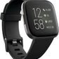 Fitbit Versa 2 Health and Fitness Smartwatch with Heart Rate, Music, Alexa Built-In, Sleep and Swim Tracking, Black/Carbon