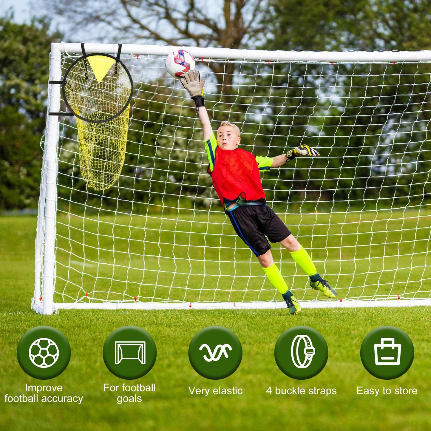 Football Target Net Foldable Football Training Net